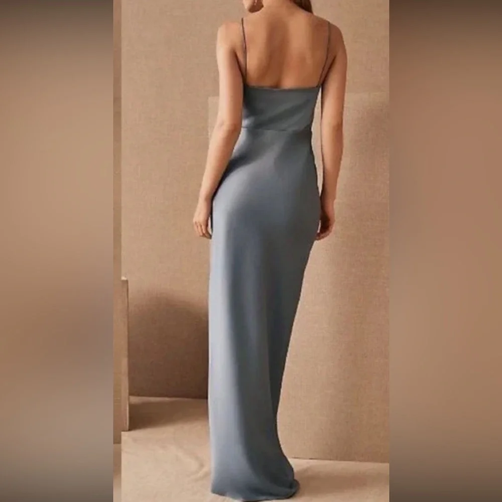 New Women’s BHLDN Freya Satin Charmeuse Dress By Anthropologie!!🔥🔥🔥 - Picture 2 of 16